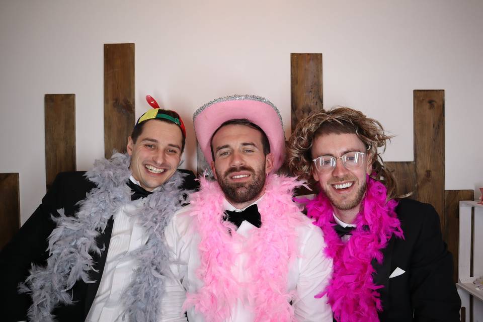 Guests in Photo Booth