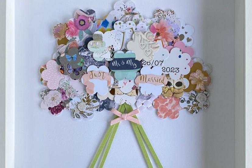 Wedding Card Bouquet