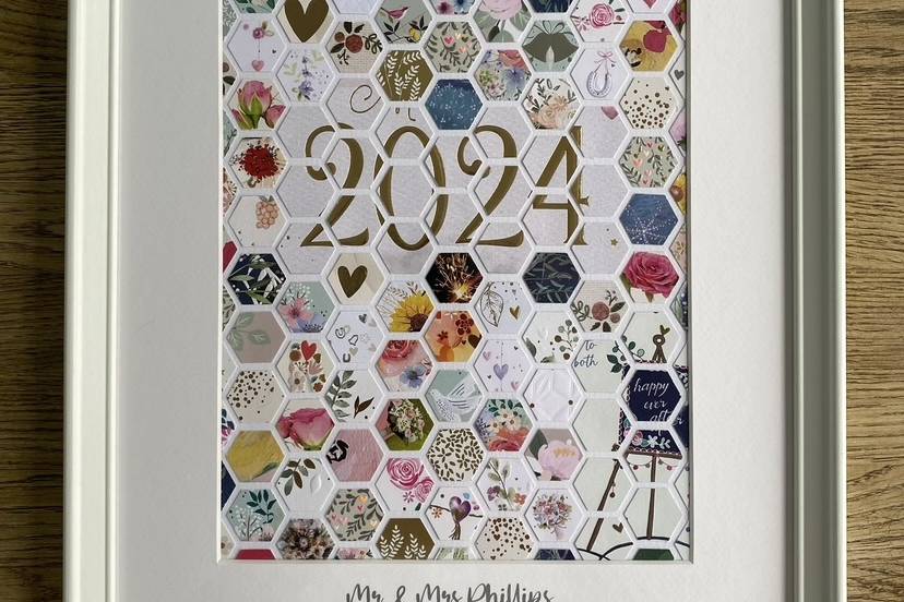 Wedding Card Collage