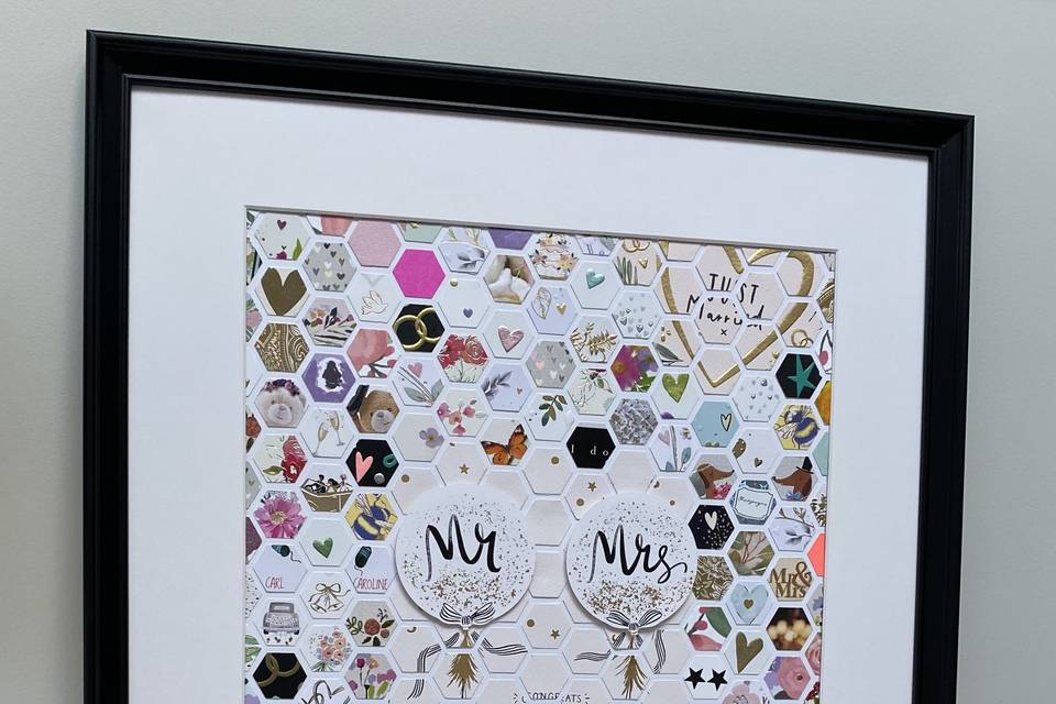 Wedding Card Collage