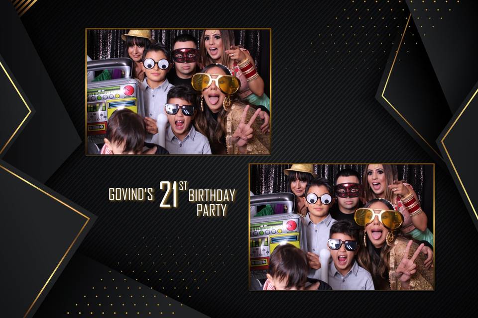 Personalised birthday template