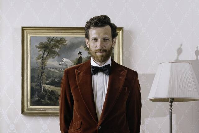 Burgundy Velvet Dinner Jacket