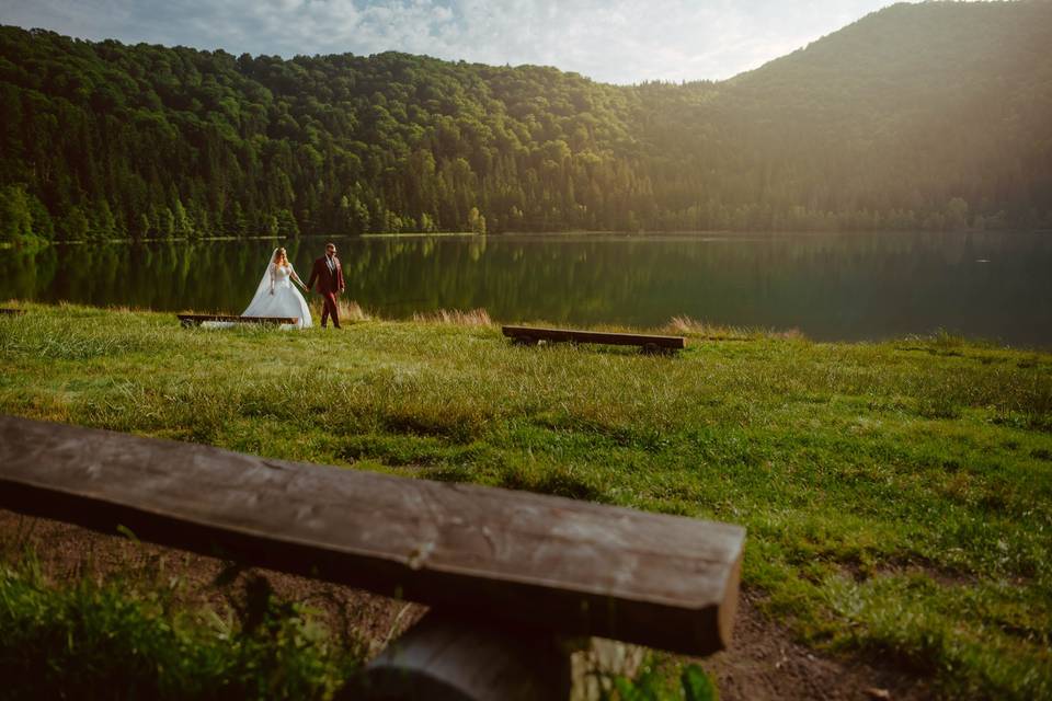 By the lake