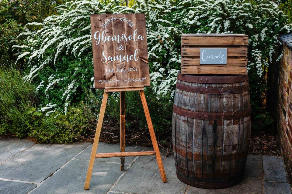 Ceremony Signage