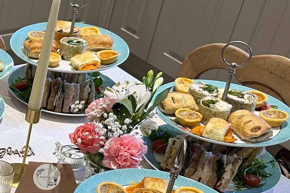 Afternoon tea savoury