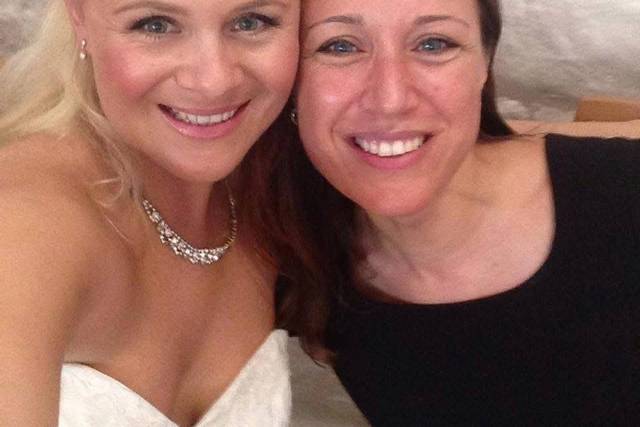 Happy bride