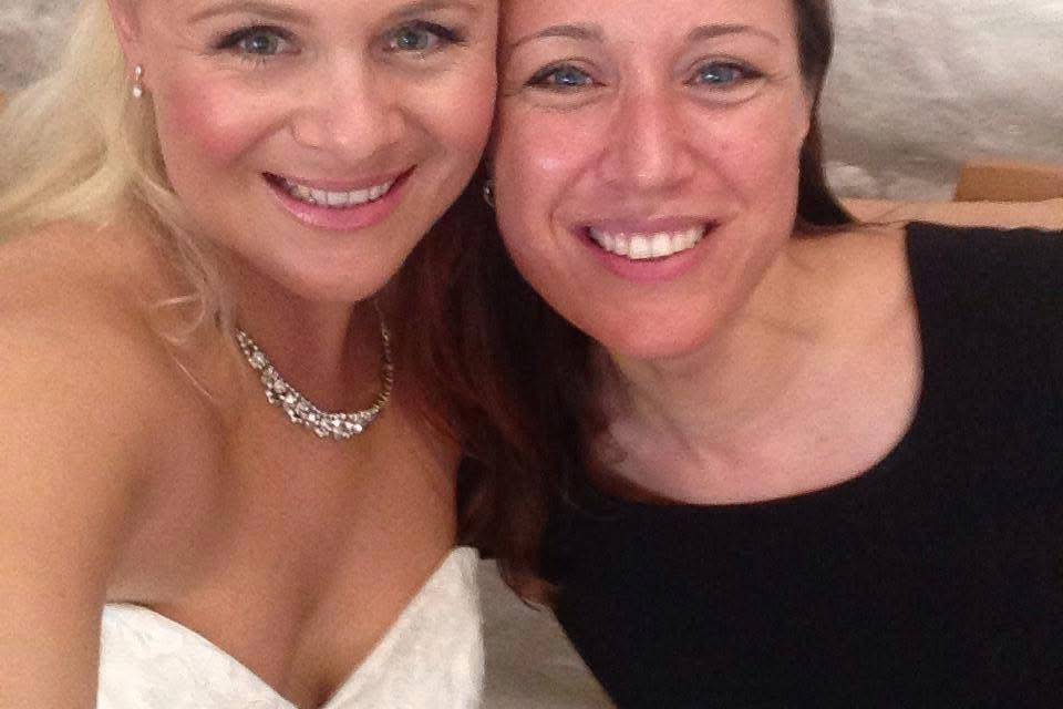 Happy bride