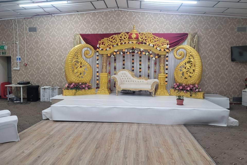Inside main hall
