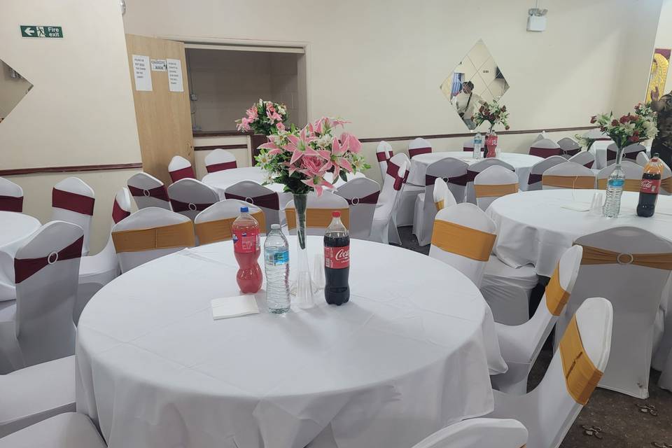 Inside main hall