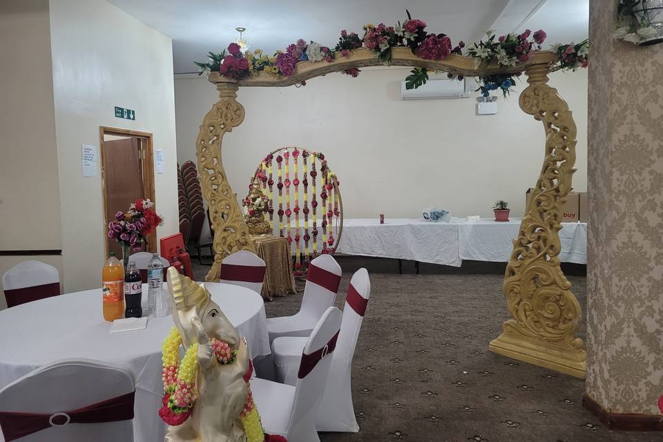 Inside main hall