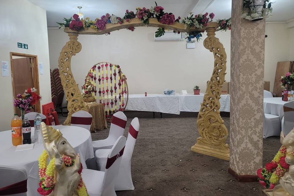 Inside main hall