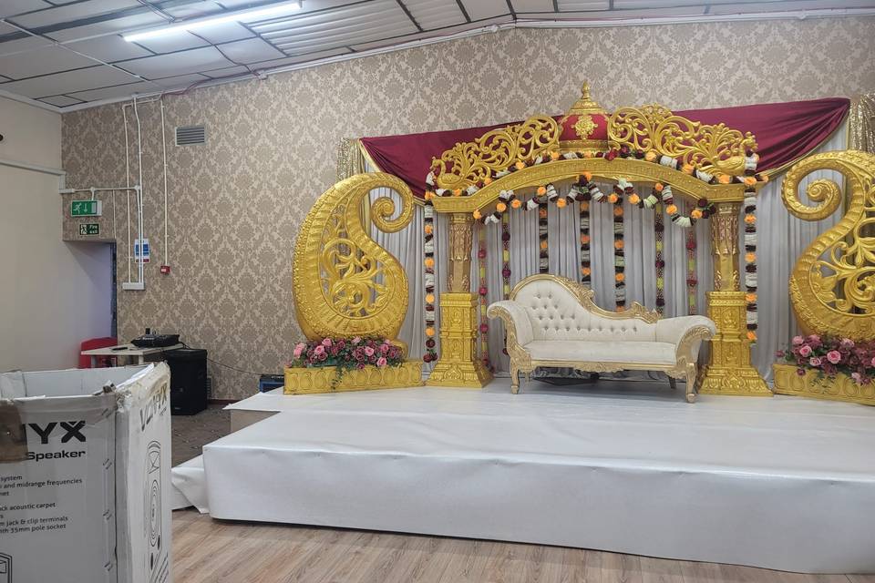 Inside main hall