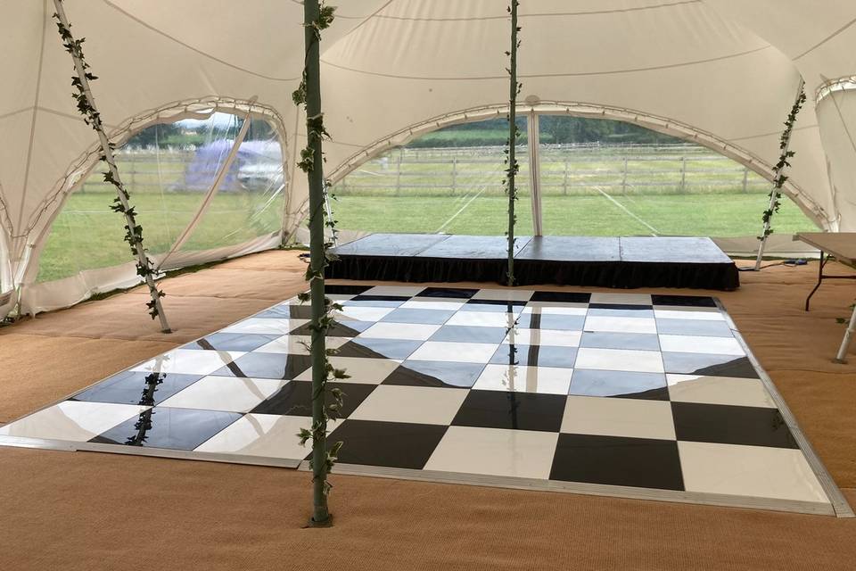 Black & White Dance Floor