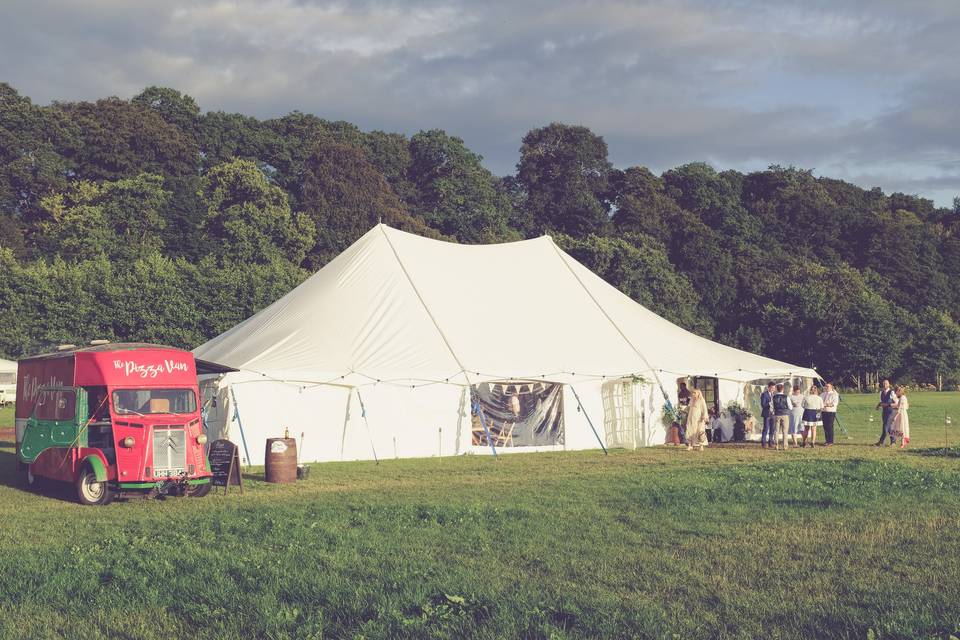 Marquee Dinner w/ Pizza Van