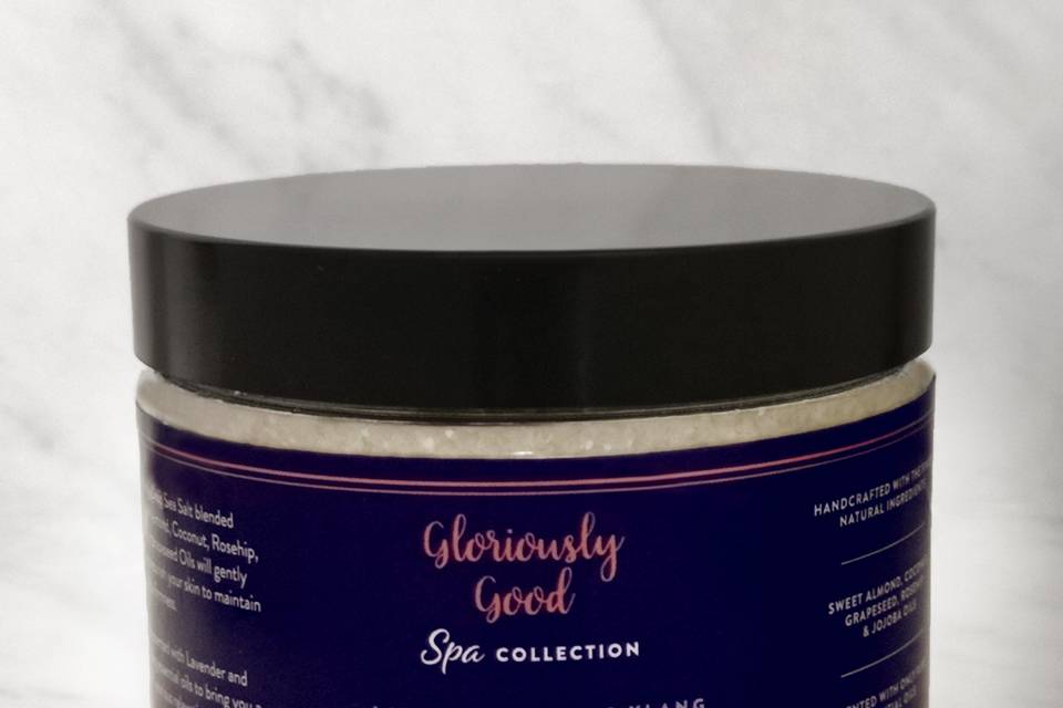 Lavender & ylang ylang scrub