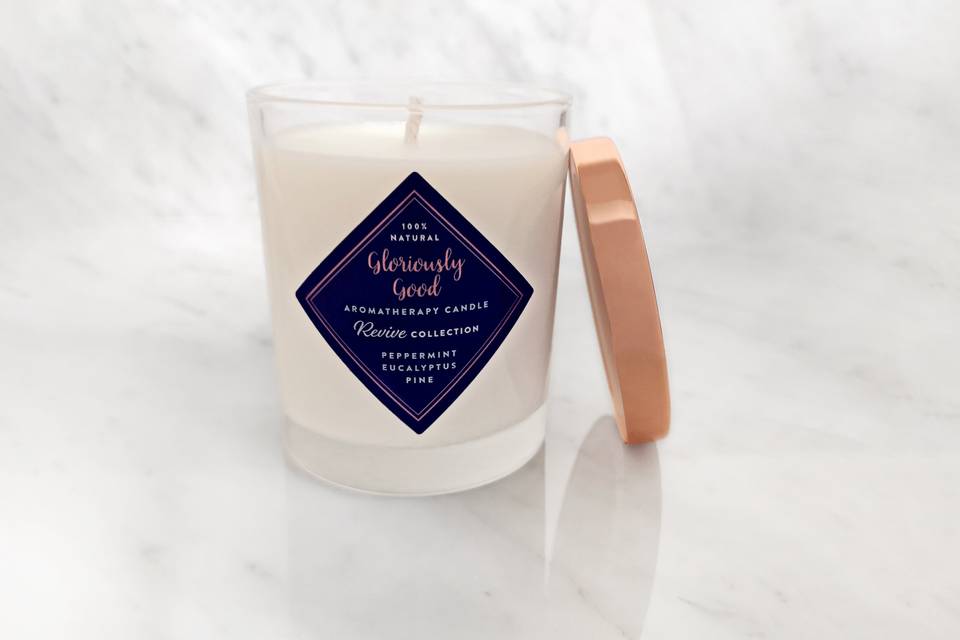 100% natural soy candle