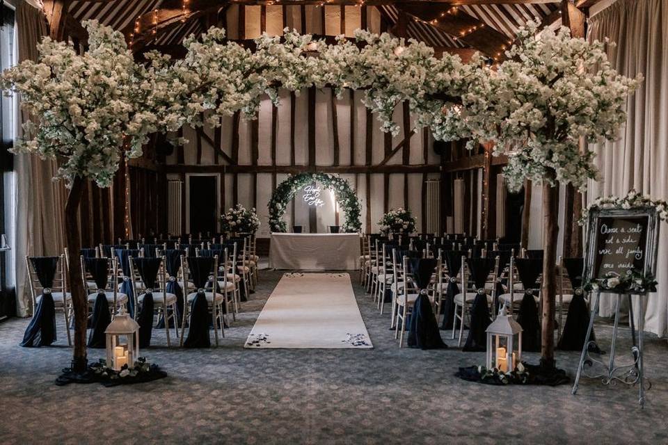 Manor Barn ceremony detail