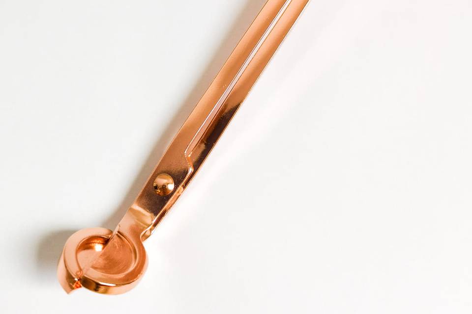 Rose gold wick trimmer