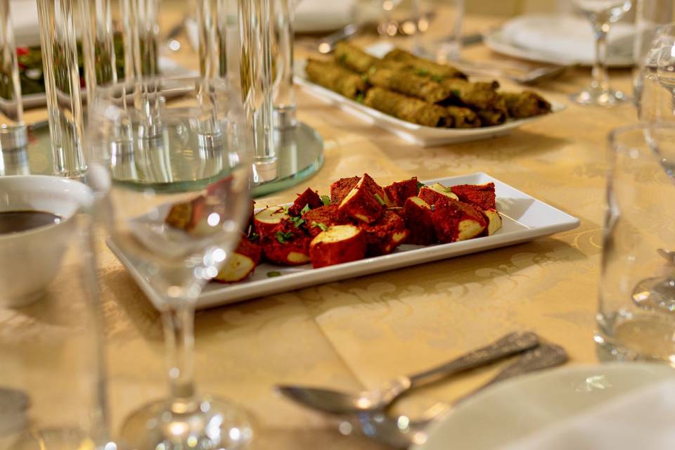 Chicken Tikka Table Setup