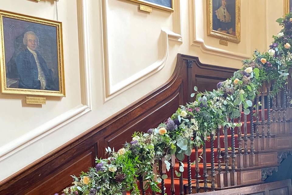 Stair garland