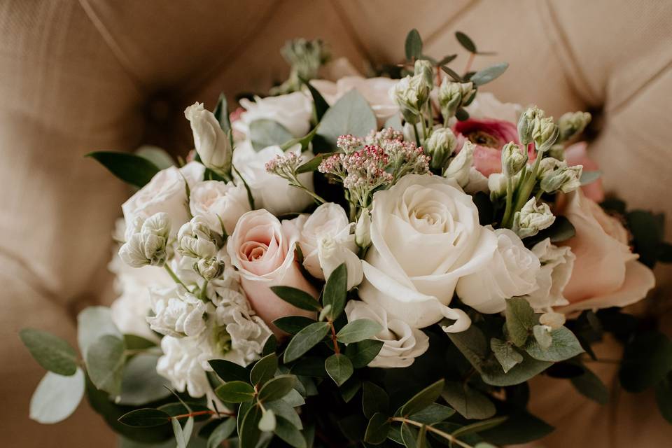 Pale pink bouquet