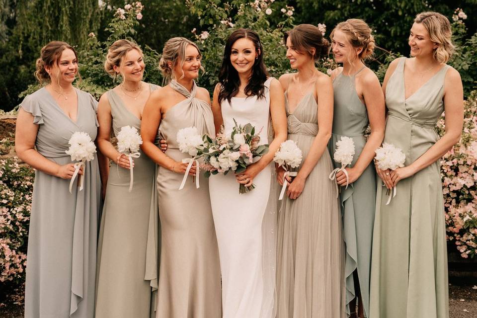 Peony bouquets