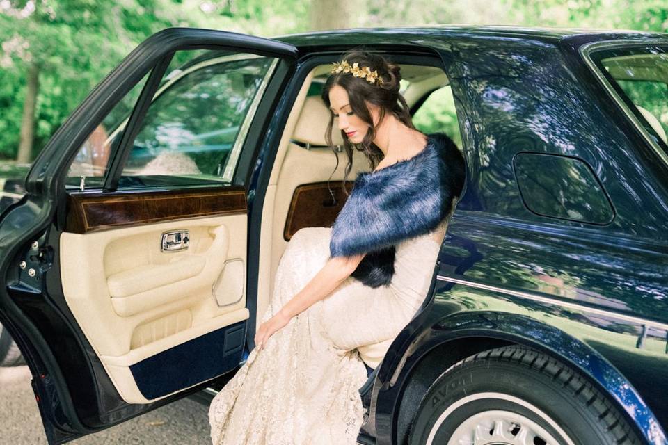 Charlotte Munro Weddings car