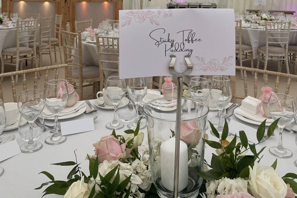 Marquee tables