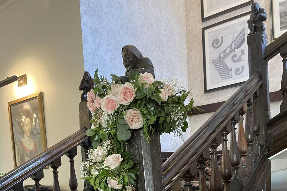 Staircase flowers