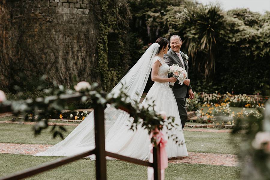 Walking down the aisle