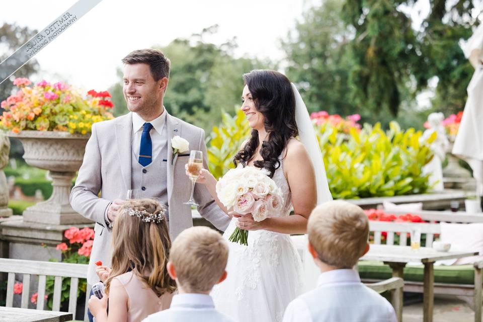 Outdoor Reception drinks