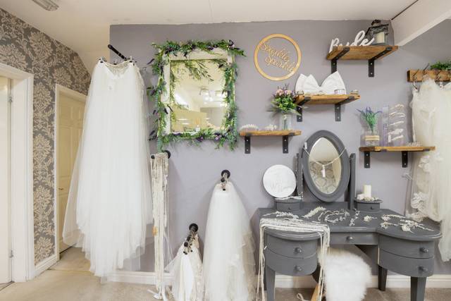 Bridal Accessories Display Area