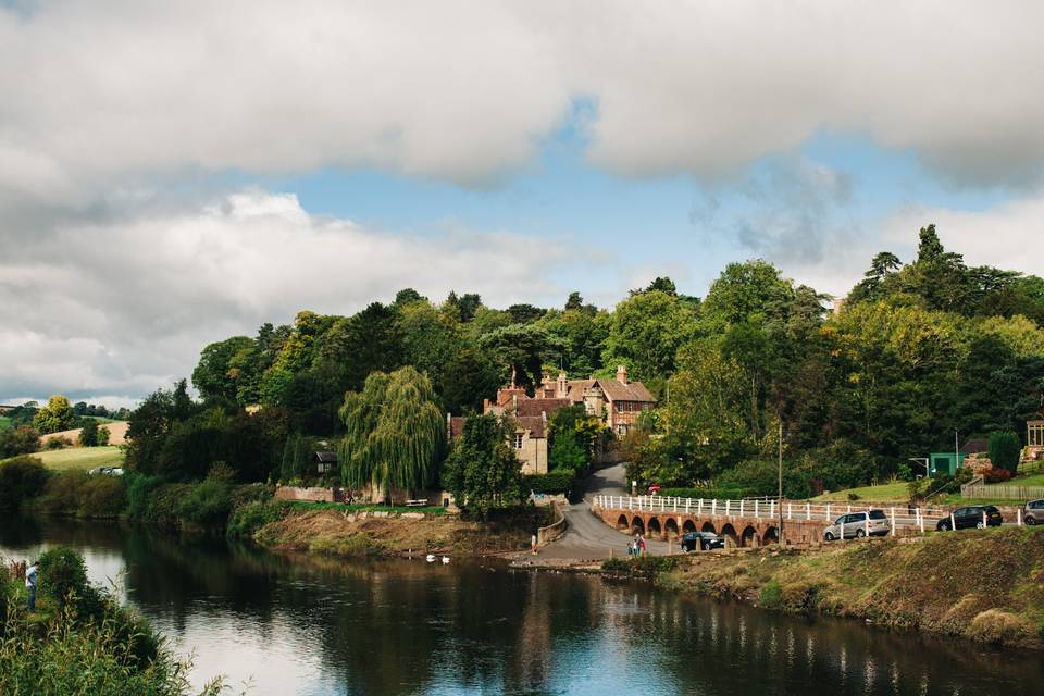 On the banks of the River Severn