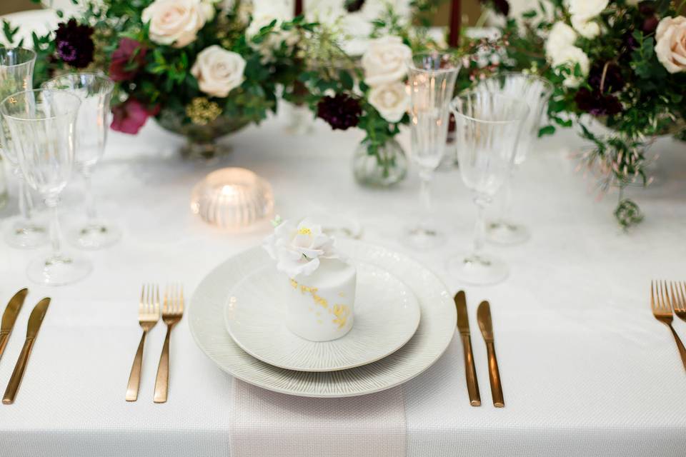 Wedding tablescape