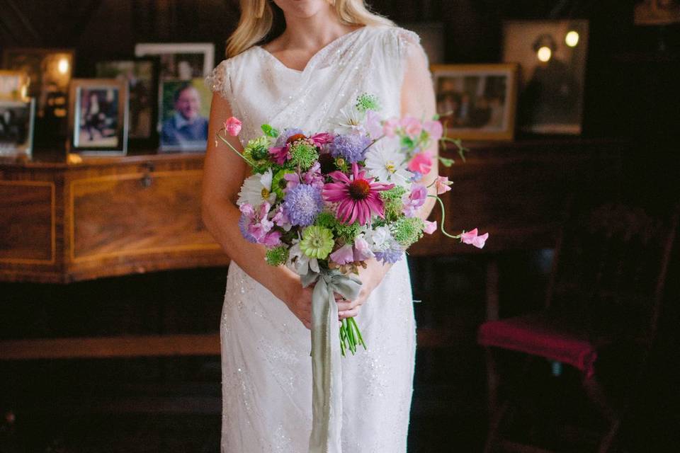 Summer bridal bouquet