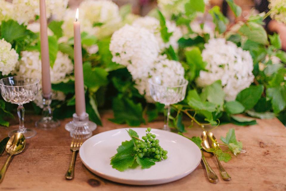 Summer tablescape