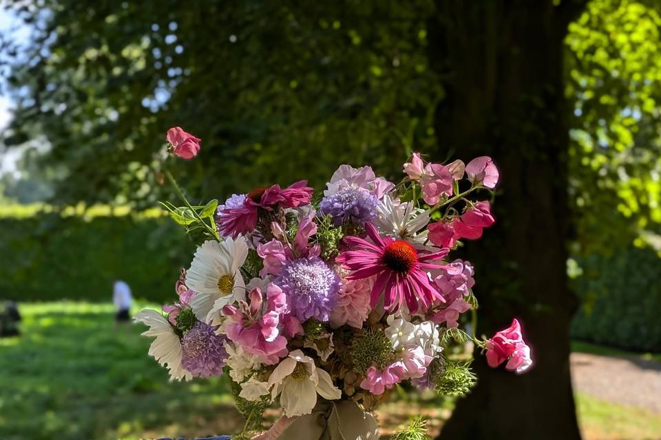 Summer bridal bouquet