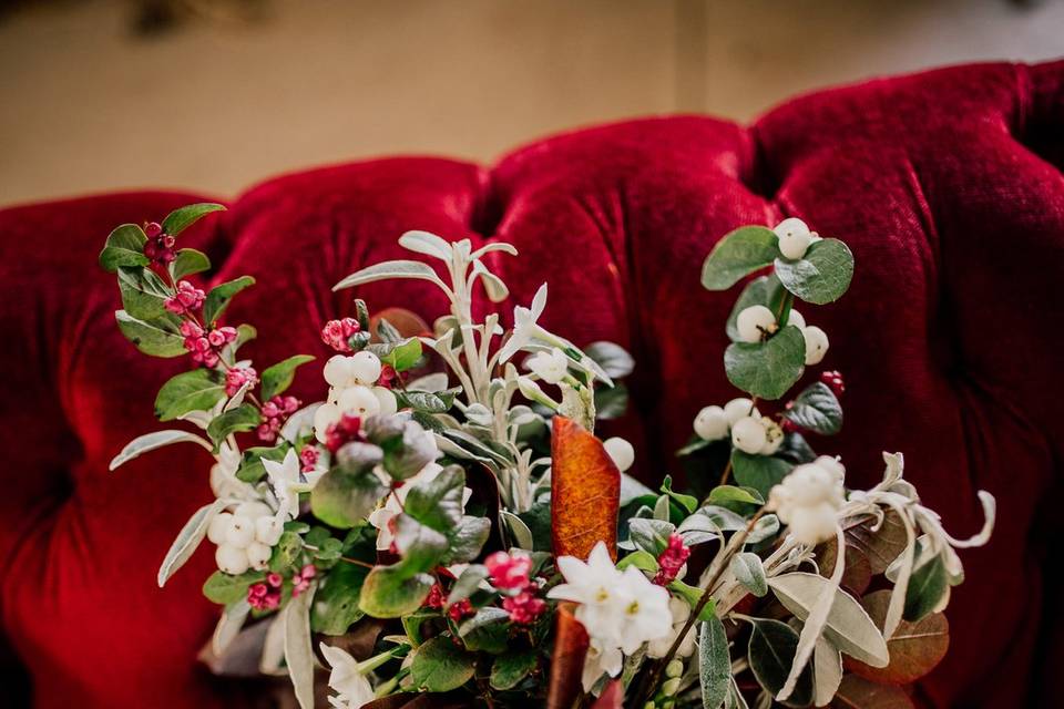Winter bridesmaid bouquet