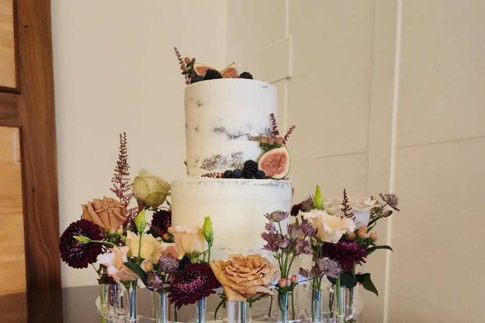 Wedding day cake