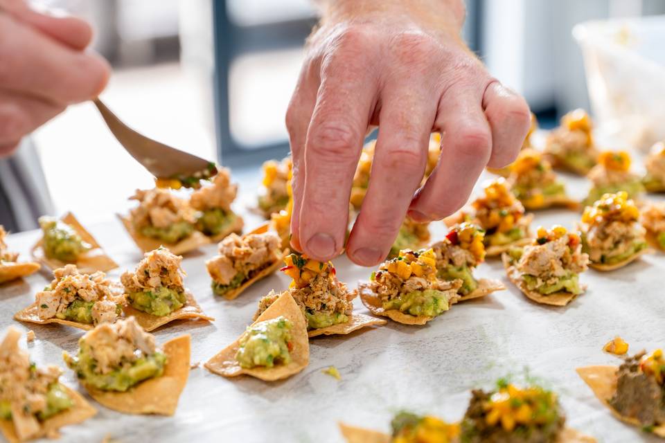Final garnish touch
