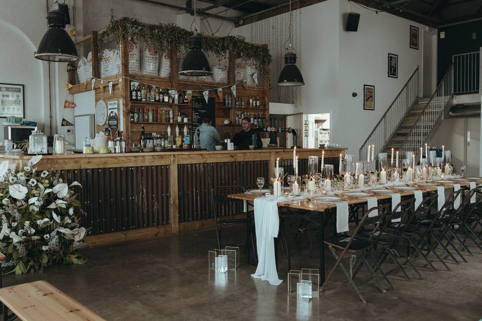 Industrial chic wedding