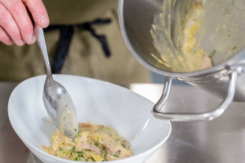 Plating main course