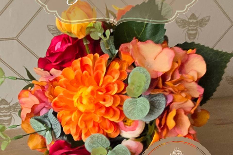 Orange & Pink Bouquet