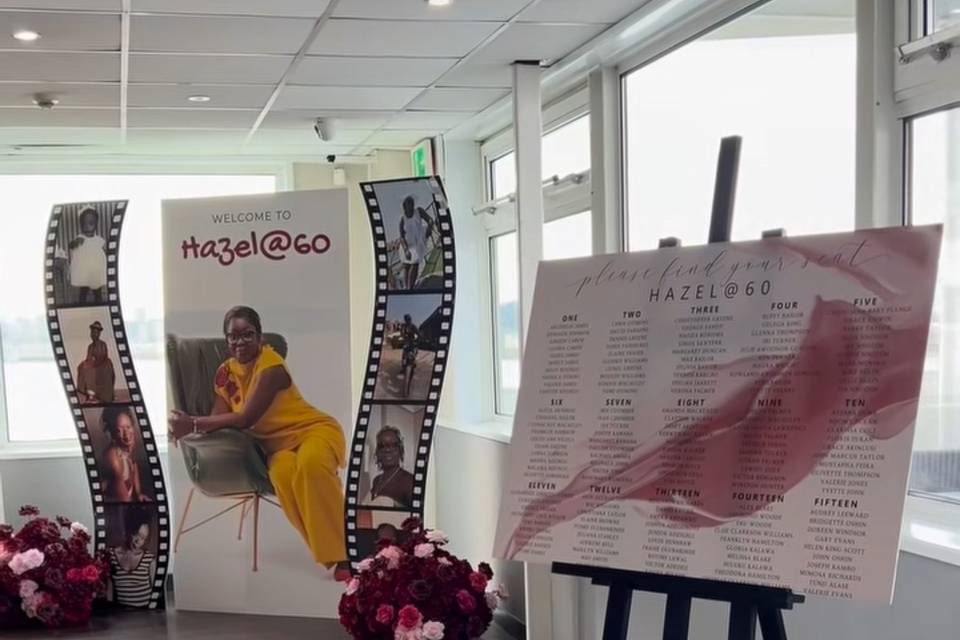 Personalised Event Signage
