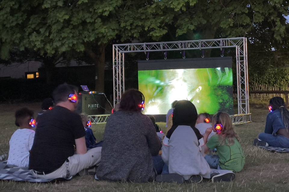 Outdoor cinema - LED screen