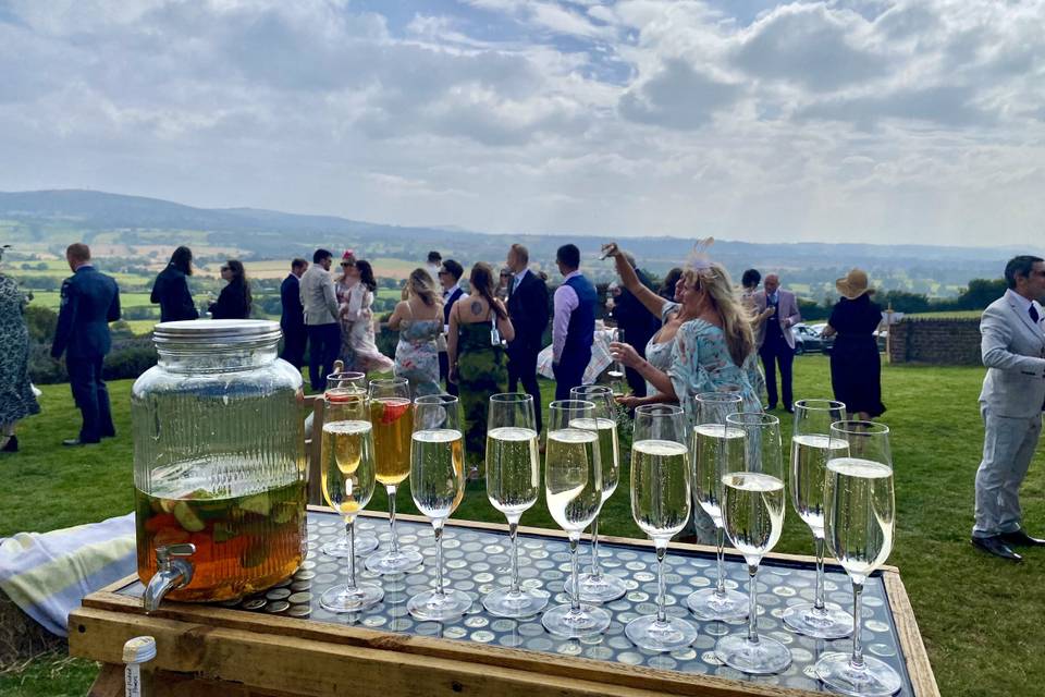 Welcome drinks