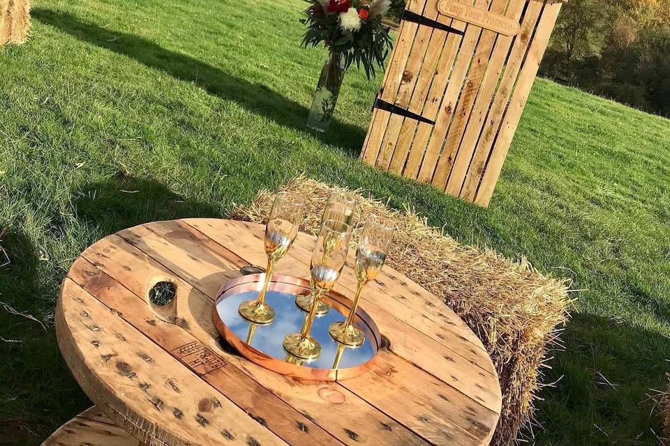 Outdoor set up