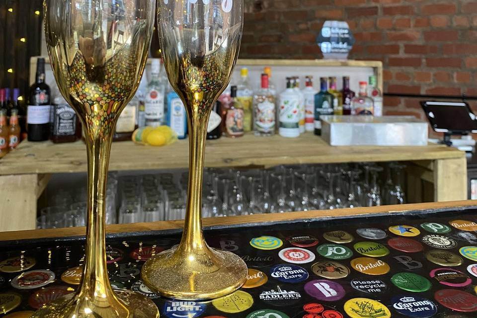 Champagne toast