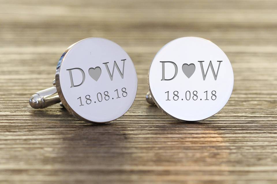 Initials Cufflinks