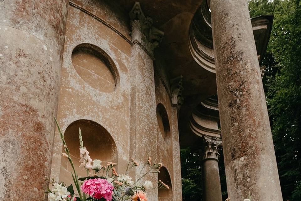 Milk Churn flowers - Wedding Florists